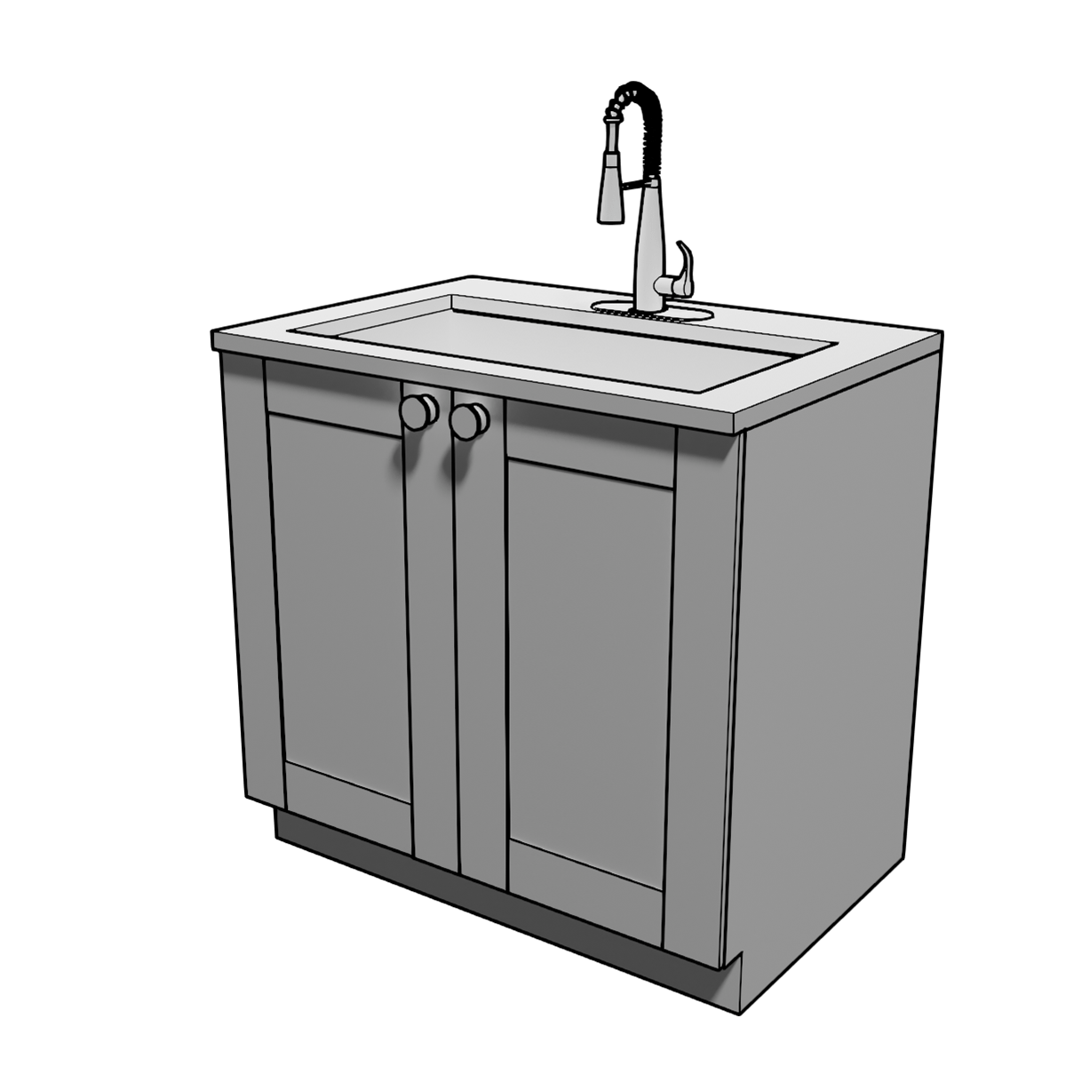 Standard cabinet
