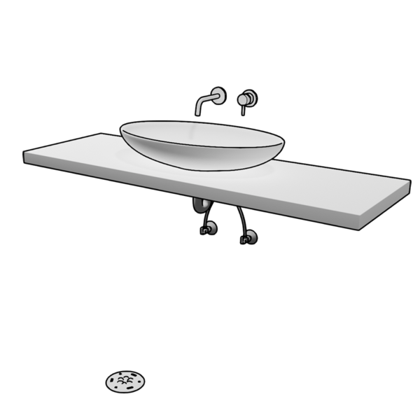 Tapmaster System for Wall Hung and Pedestal Sinks