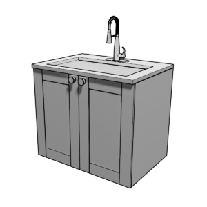 Tapmaster System for Low Floating Cabinets